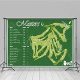 Aperturee - Aperturee Masters Green Golf Course Sports Backdrop For Party